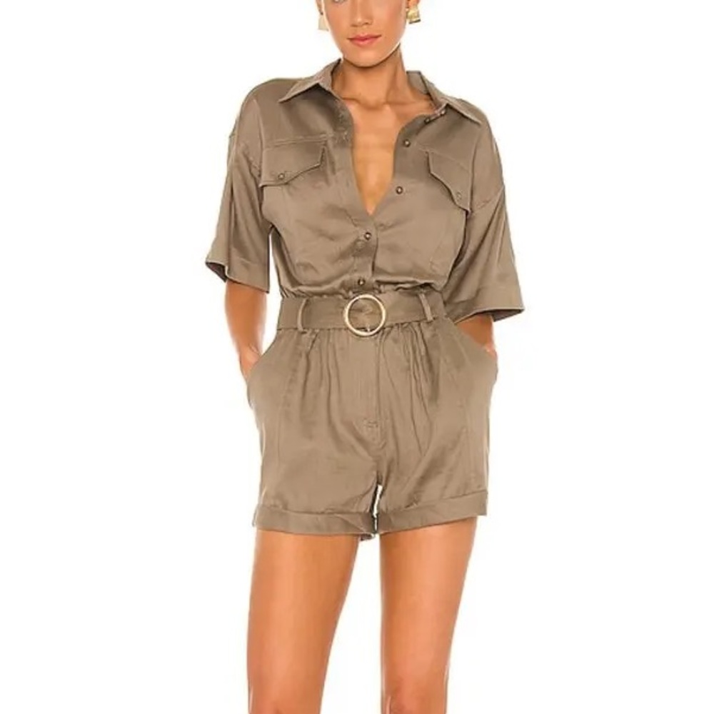 FRAME Arie Linen Romper